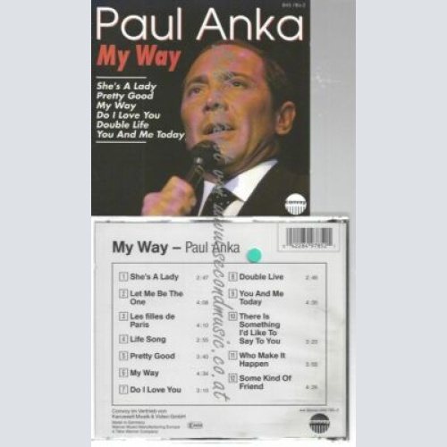 CD--PAUL ANKA--MY WAY