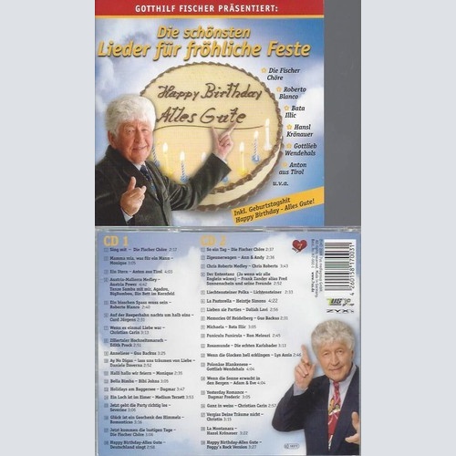 CD  Die Schönsten Lieder für Fröhliche Feste --  Fischer,Gotthilf &