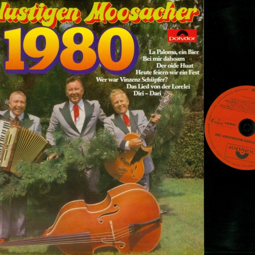 LP--Die 3 Lustigen Moosacher – 1980   //NM