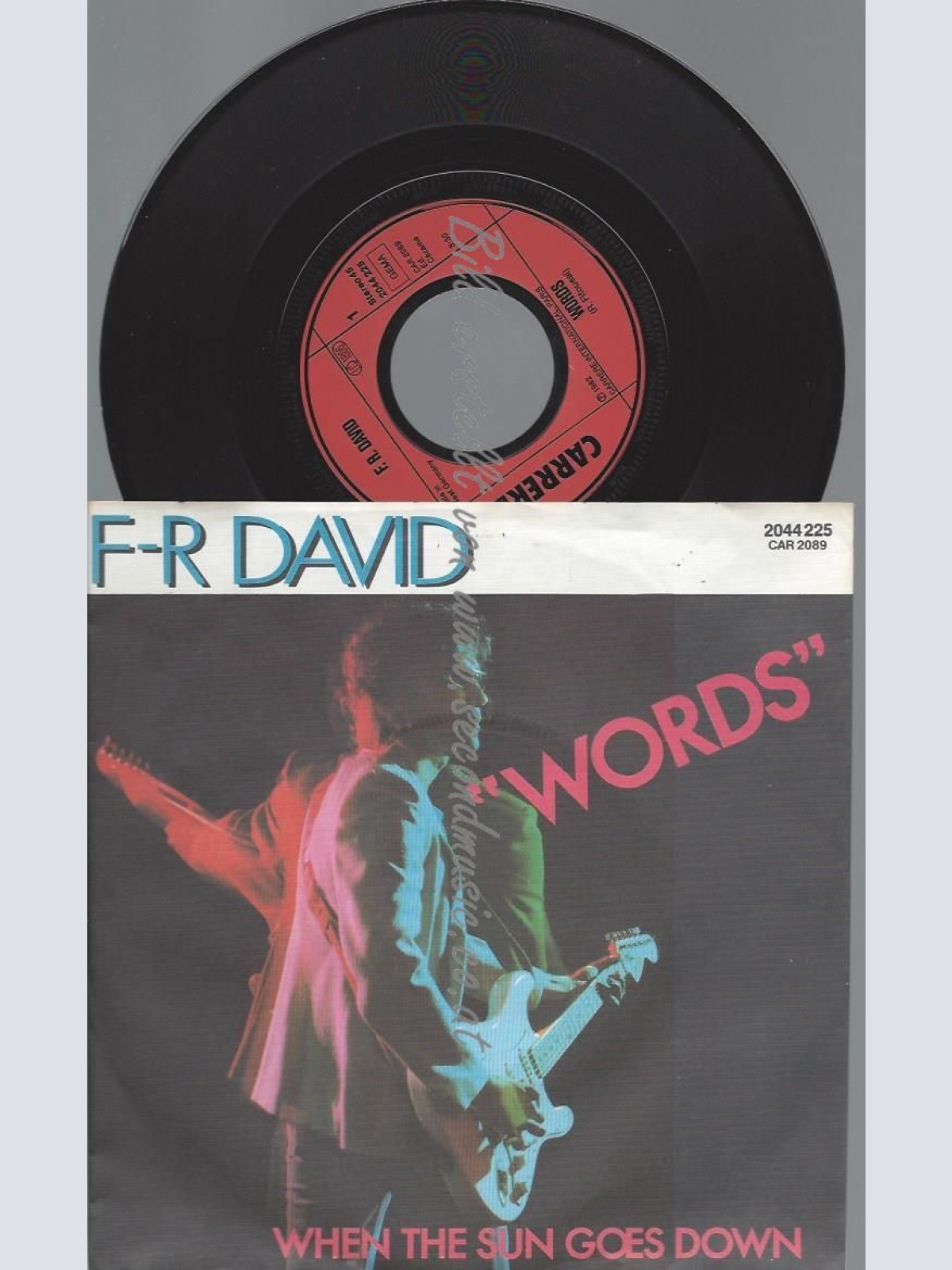 7"   F-R David  Words