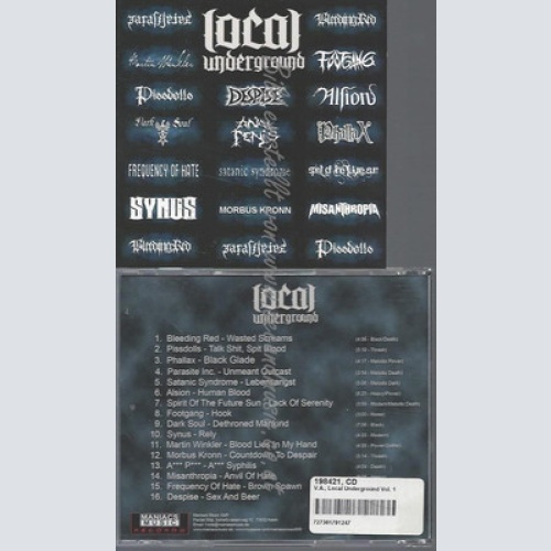 CD--V.A.--V.A., LOCAL UNDERGROUND VOL.1  - CD