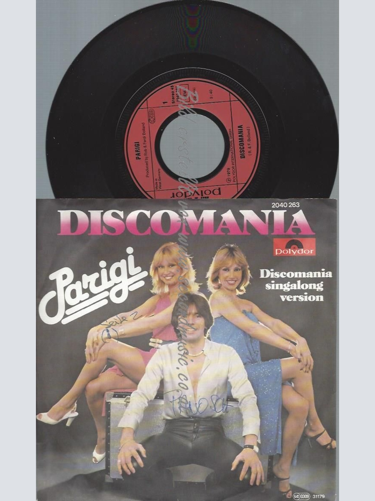 7"   Parigi  Discomania