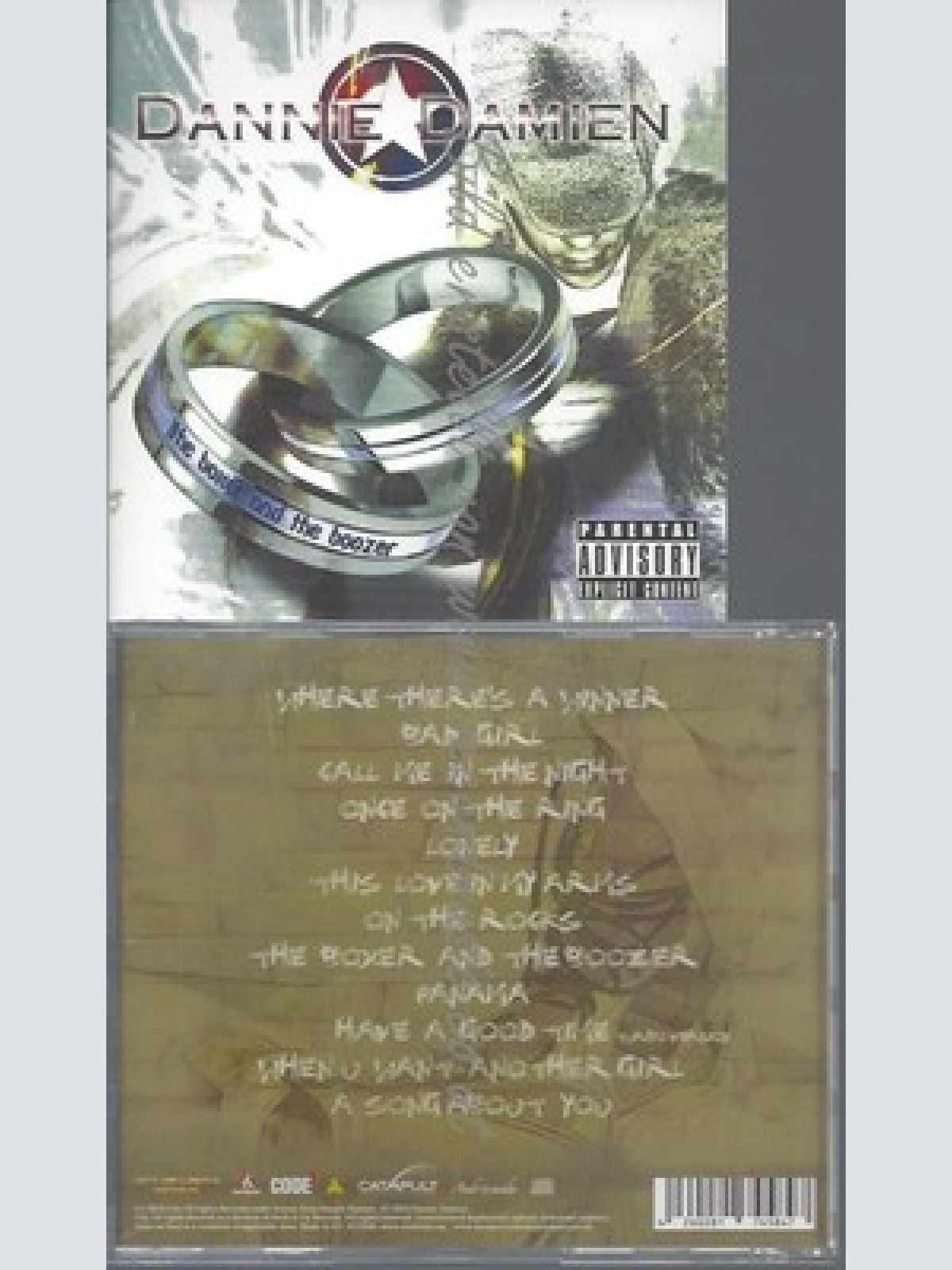 CD--DANNIE DAMIEN--THE BOXER AND THE BOOZER