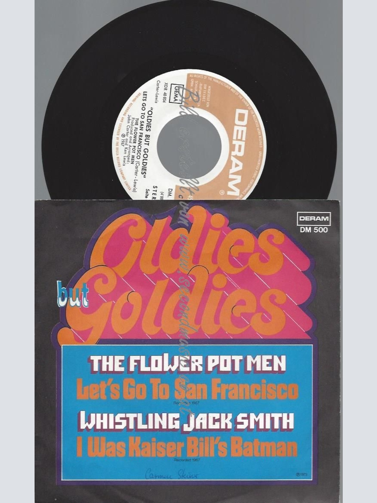 7" The Flower Pot Men / Whistling Jack Smith  Let's Go To San Francisco / I W
