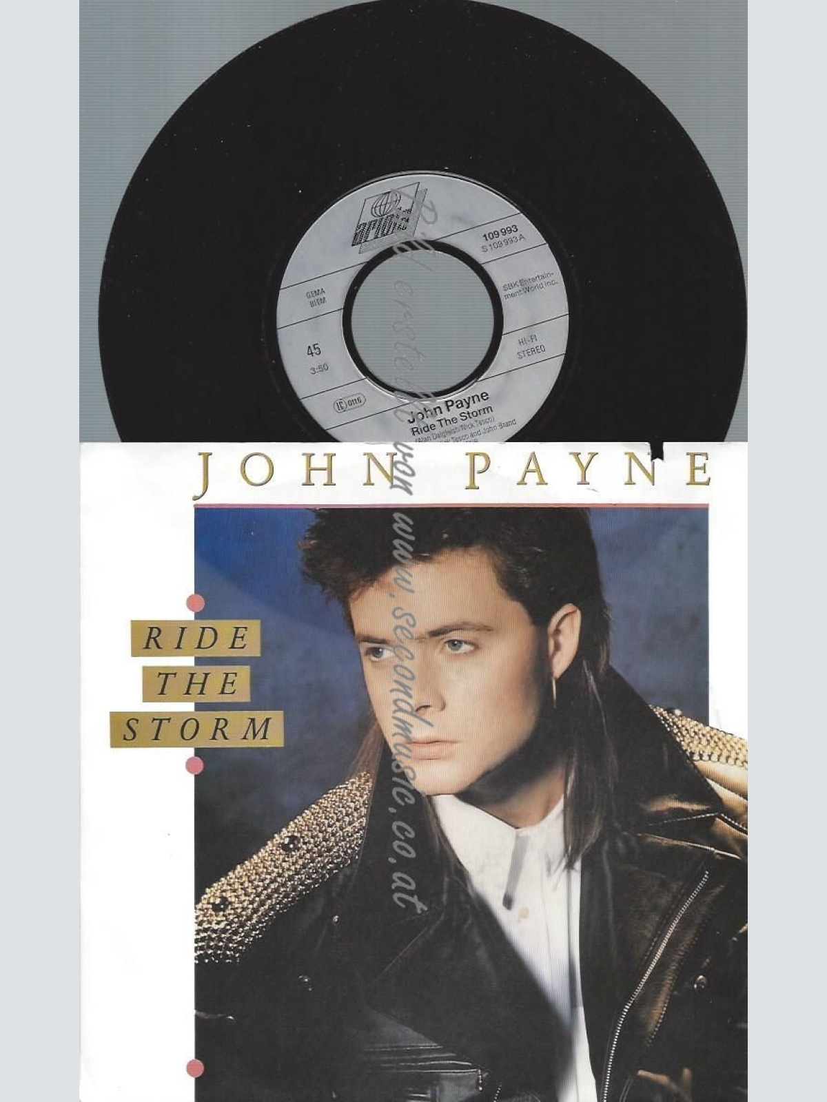 7"  John Payne    Ride The Storm