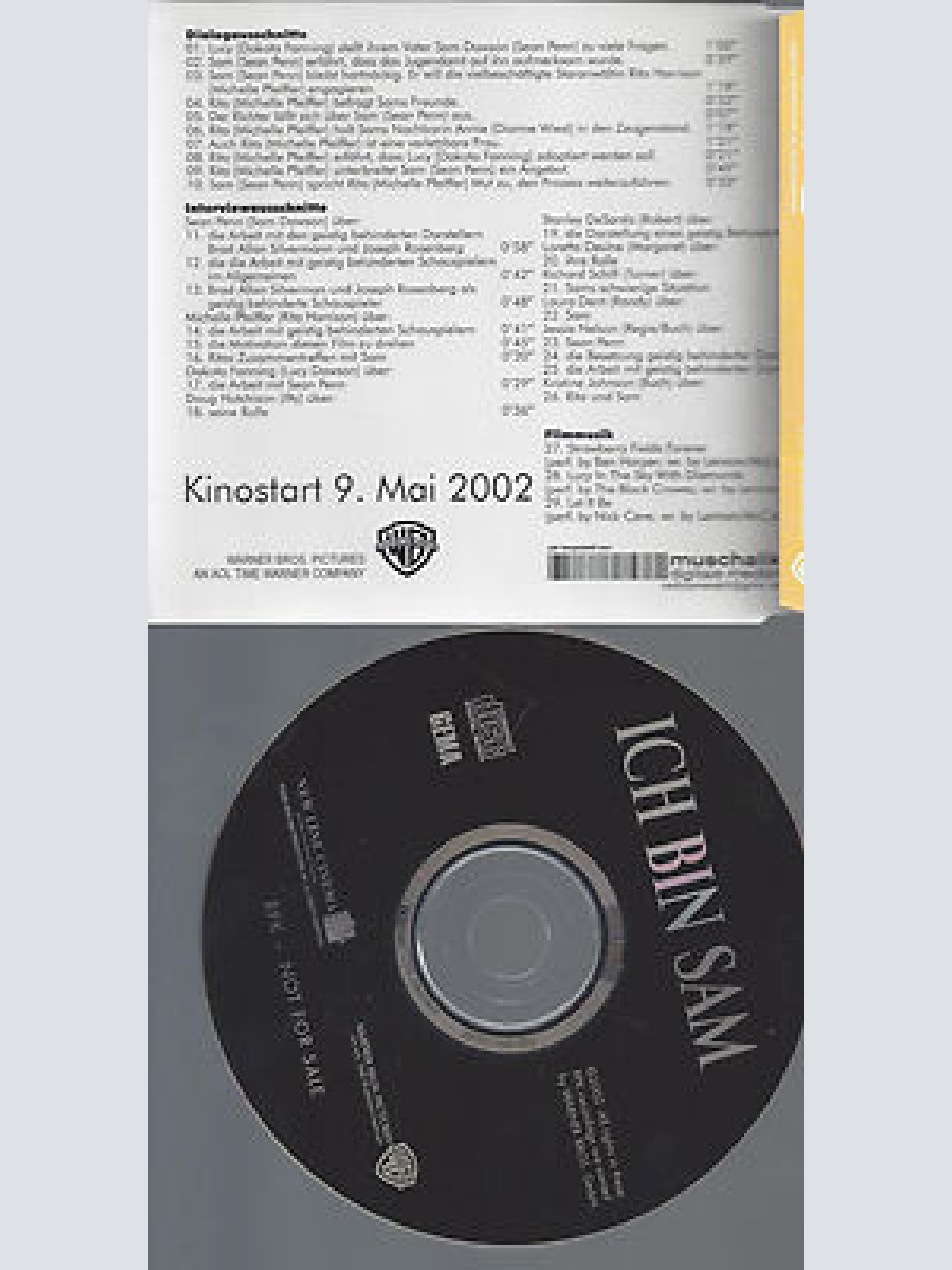 CD--PROMO-ICH BIN SAM--NICK CAVE--THE BLACK CROWES