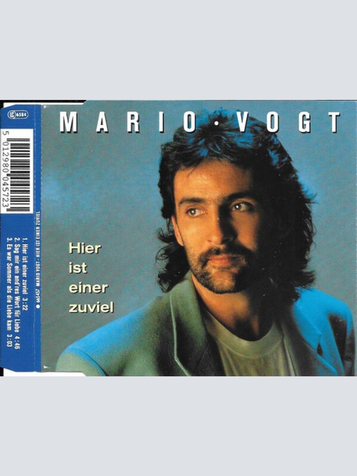 CD, Maxi Mario Vogt - Hier Ist Einer Zuviel