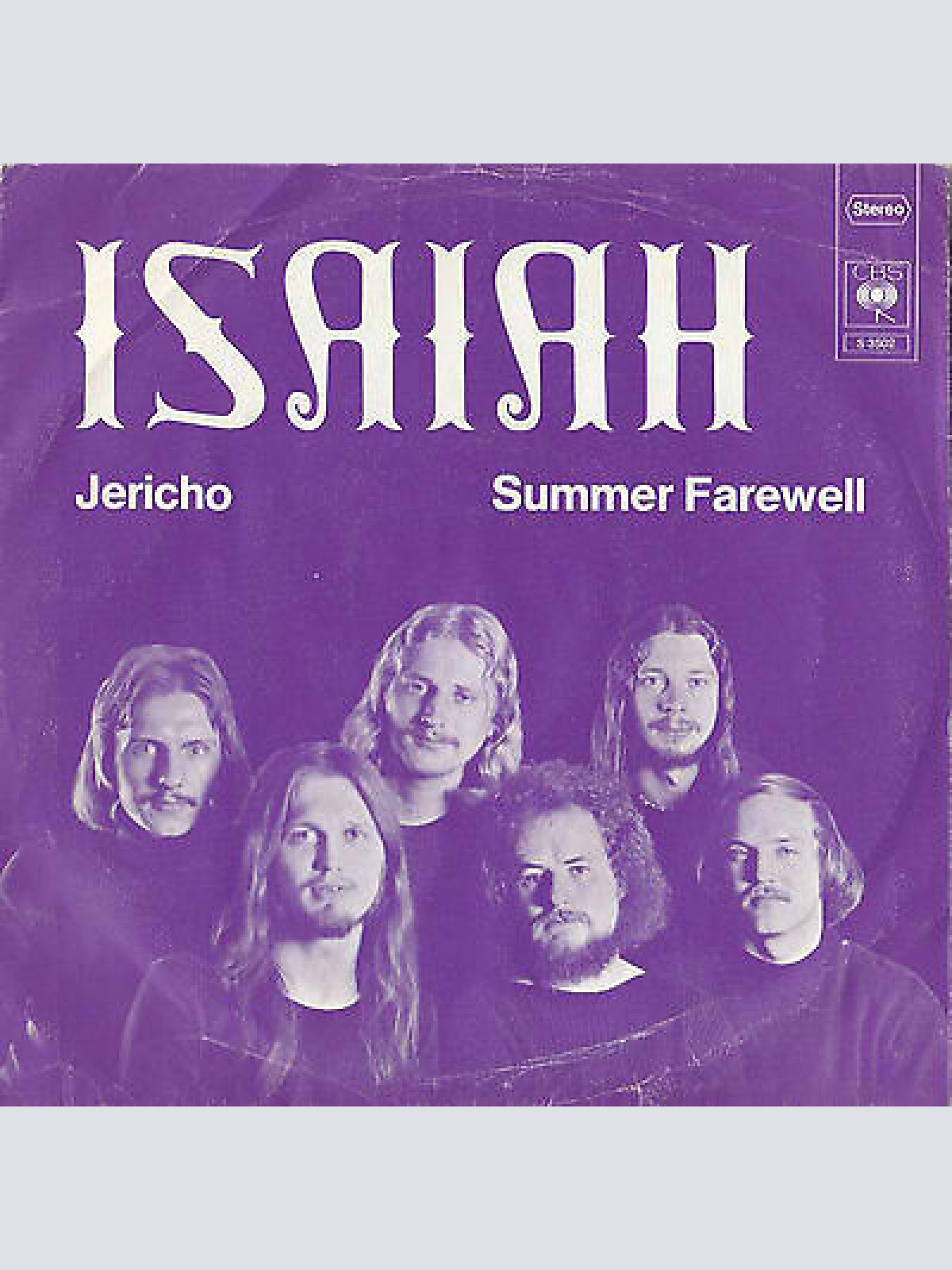 7", Single Isaiah (4) - Jericho / Summer Farewell