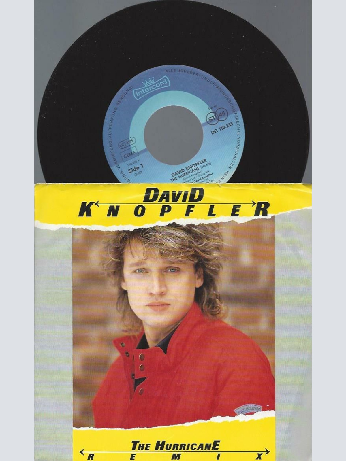 7"   David Knopfler  The Hurricane (Remix)