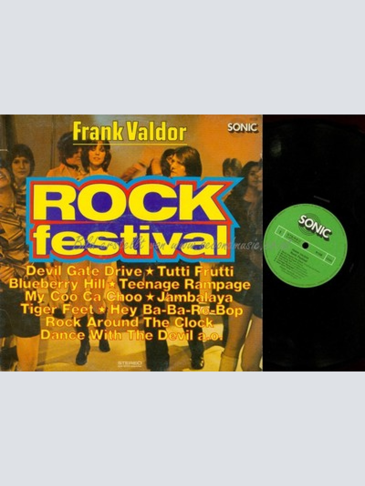 LP--FRANK VALDOR--ROCK FESTIVAL