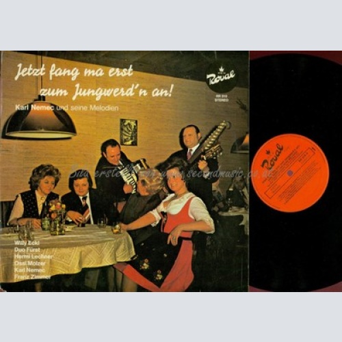 LP--KARL NEMEC UND SEINE MELODIEN--JETZT FANG MA ERST ZUM JUNGWERD'N AN