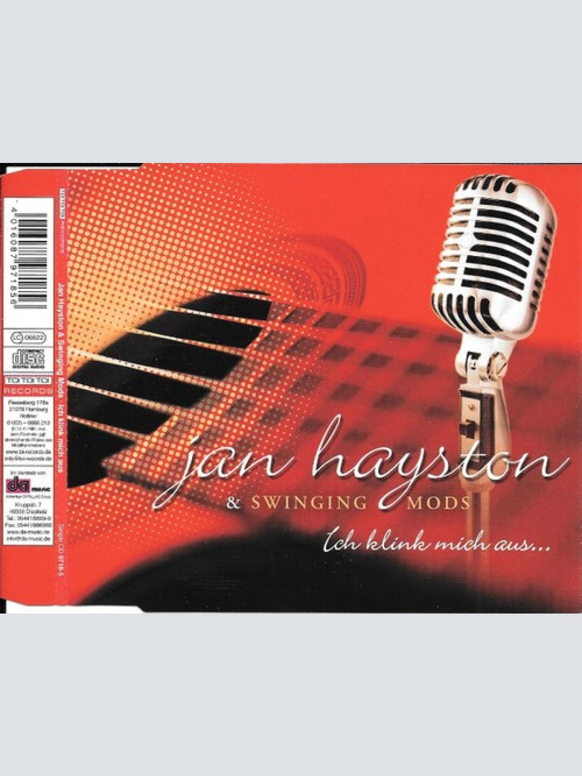 CD, Maxi Jan Hayston & Swinging Mods* - Ich Klink Mich Aus...