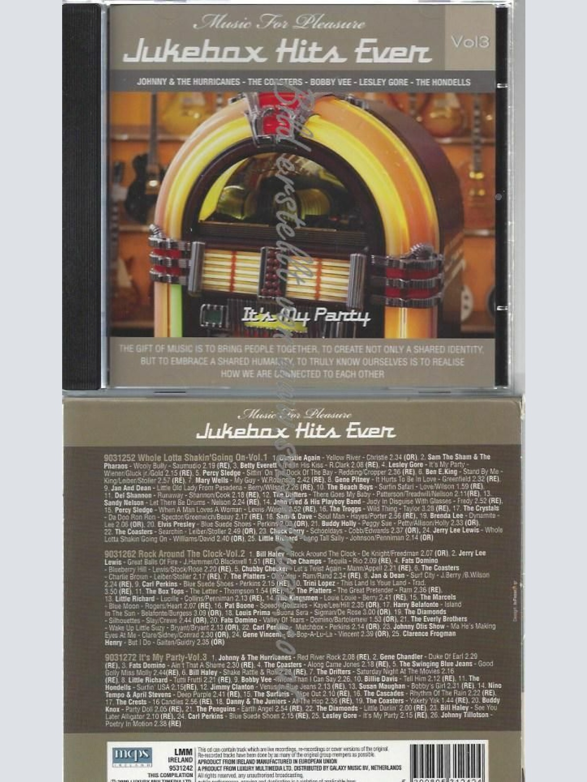 CD--VARIOUS ARTISTS--JUKEBOX HITS EVER - X-LARGE VERSION