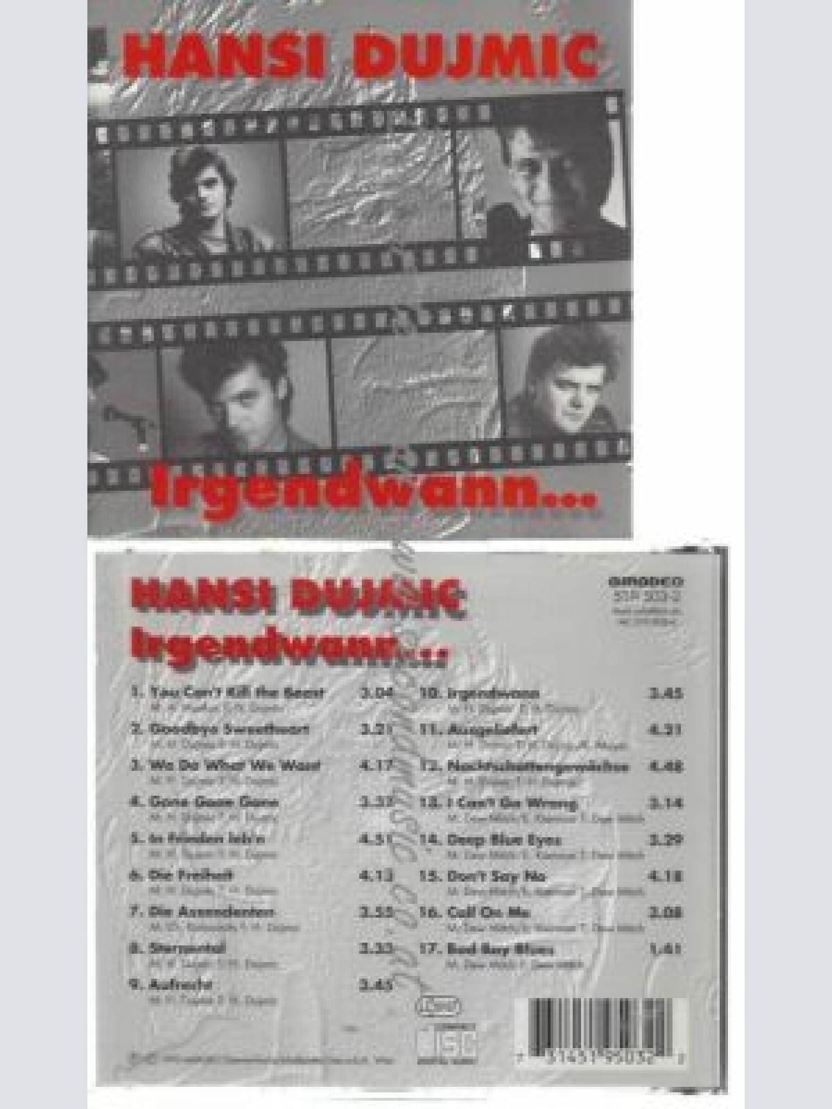 CD--HANS DUJMIC--IRGENDWANN...