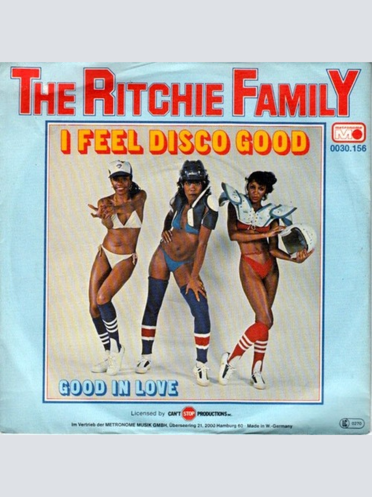 7", Single The Ritchie Family - I Feel Disco Good