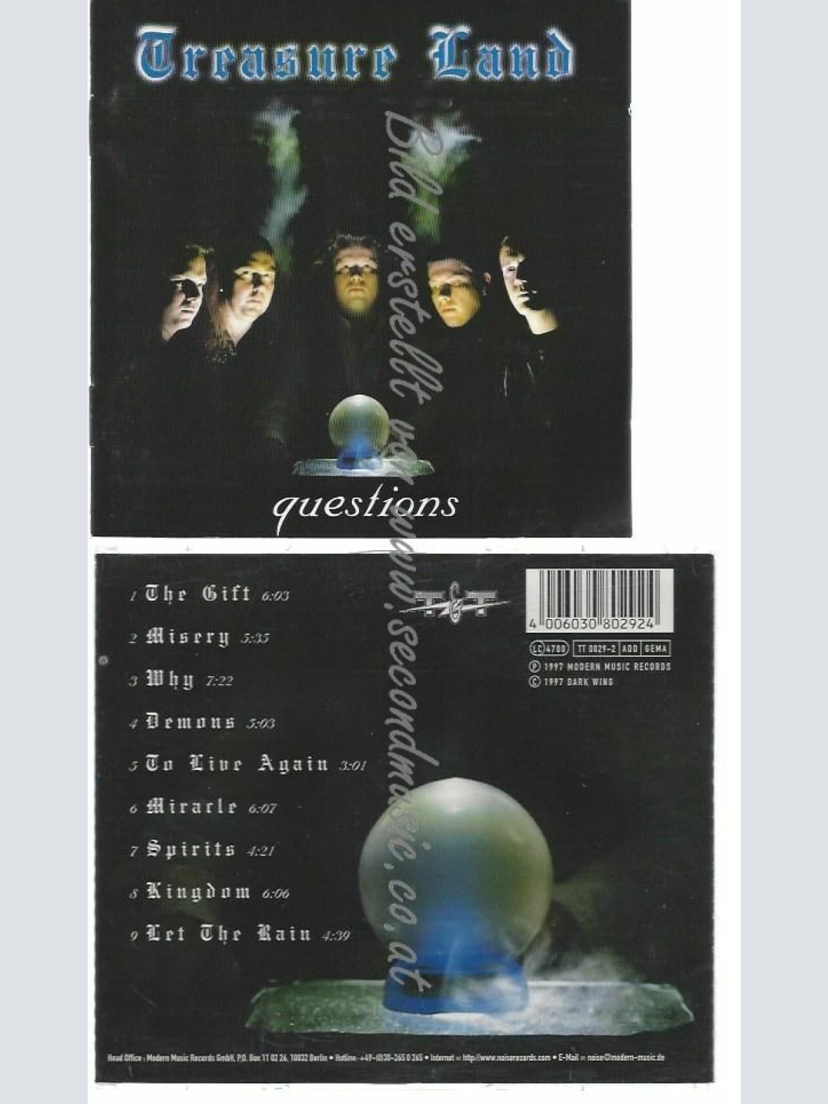 CD--TREASURE LAND--QUESTIONS