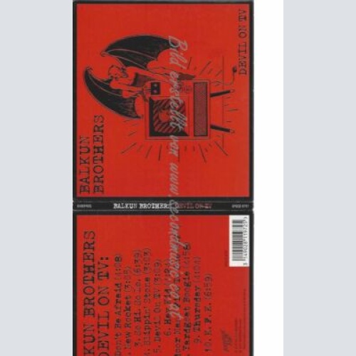 CD--BALKUN BROTHERS | --DEVIL ON TV-DIGI-