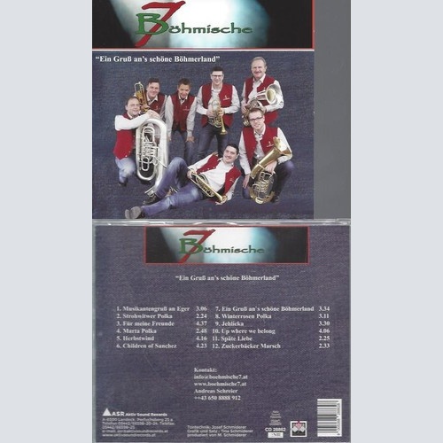 CD    Ein Gruß An's Schöne Böhmerland  Böhmische 7