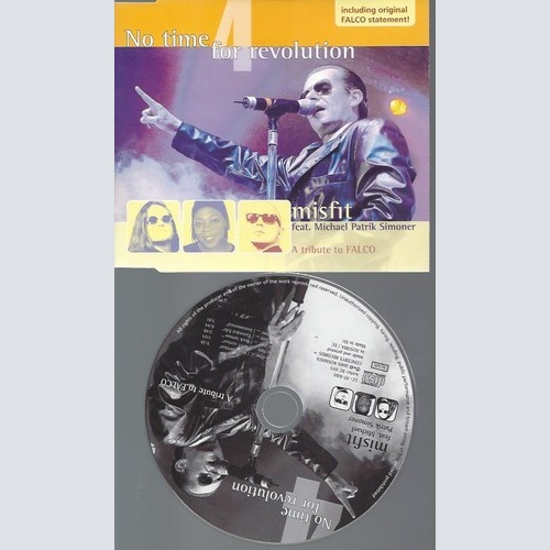 CD    No time for revolution - Tribute to Falco CD Single Misfit feat. Michae...