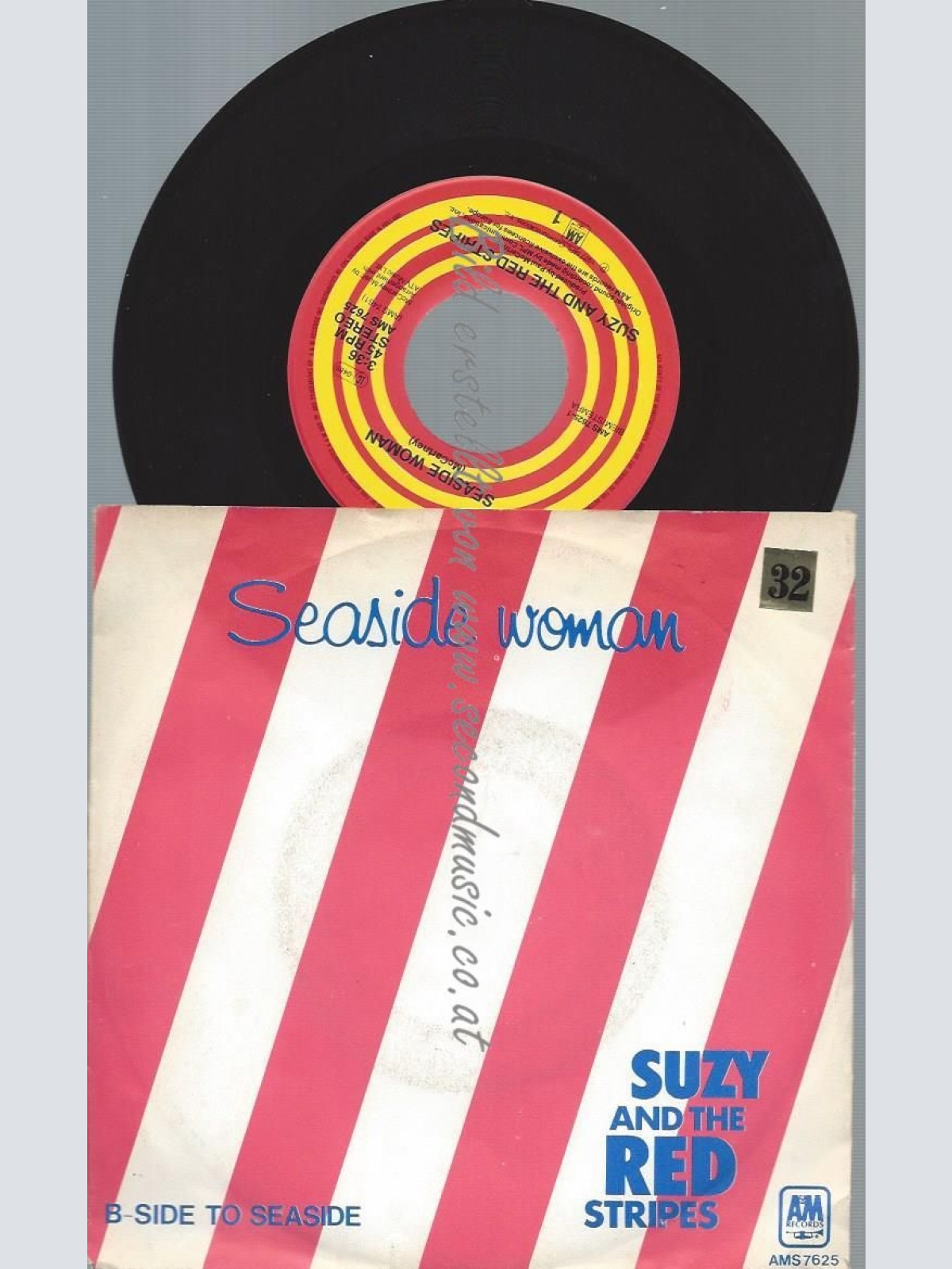 7"   Suzy And The Red Stripes  Seaside Woman
