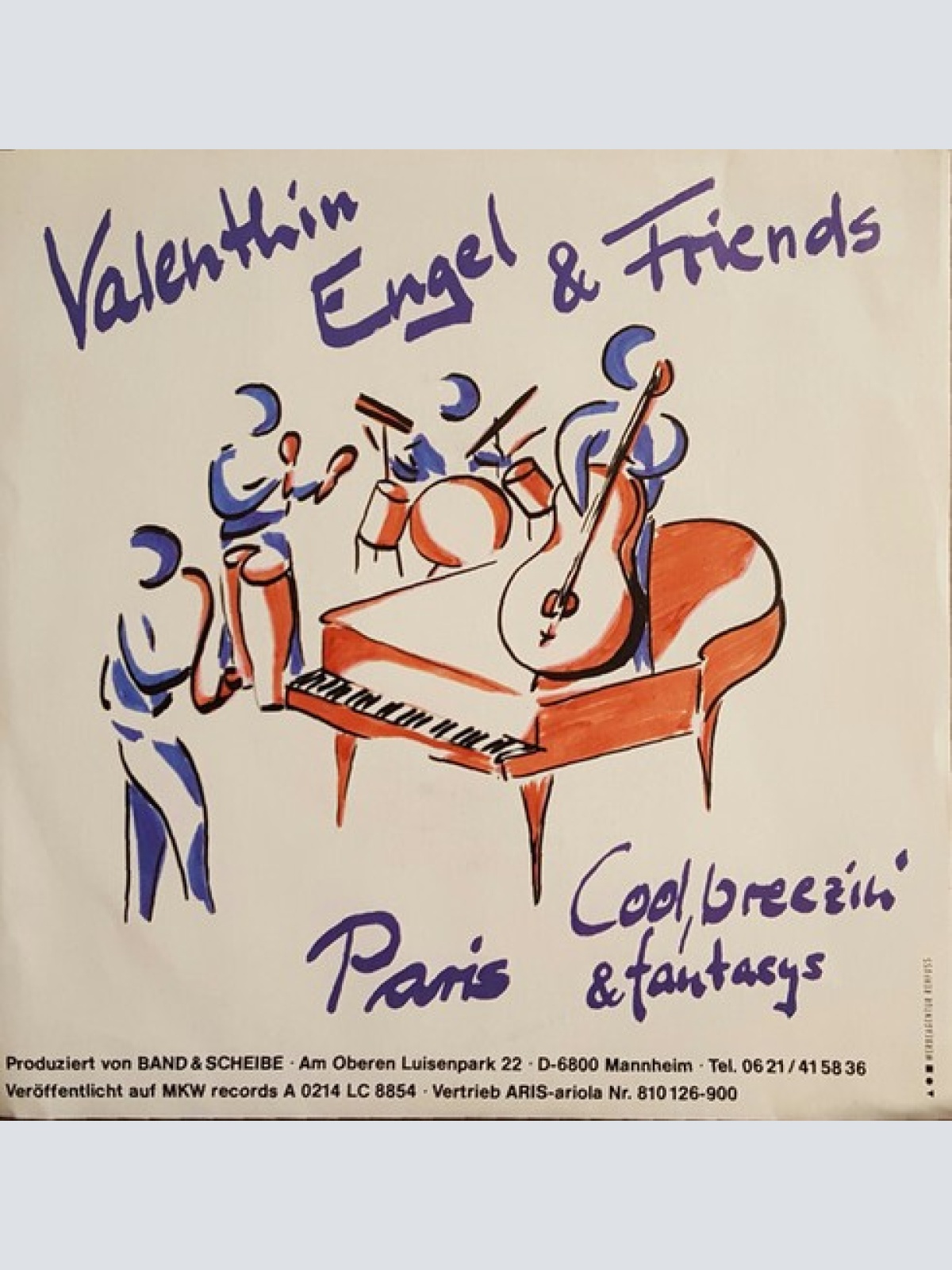 7", Single Valenthin Engel & Friends* - Paris