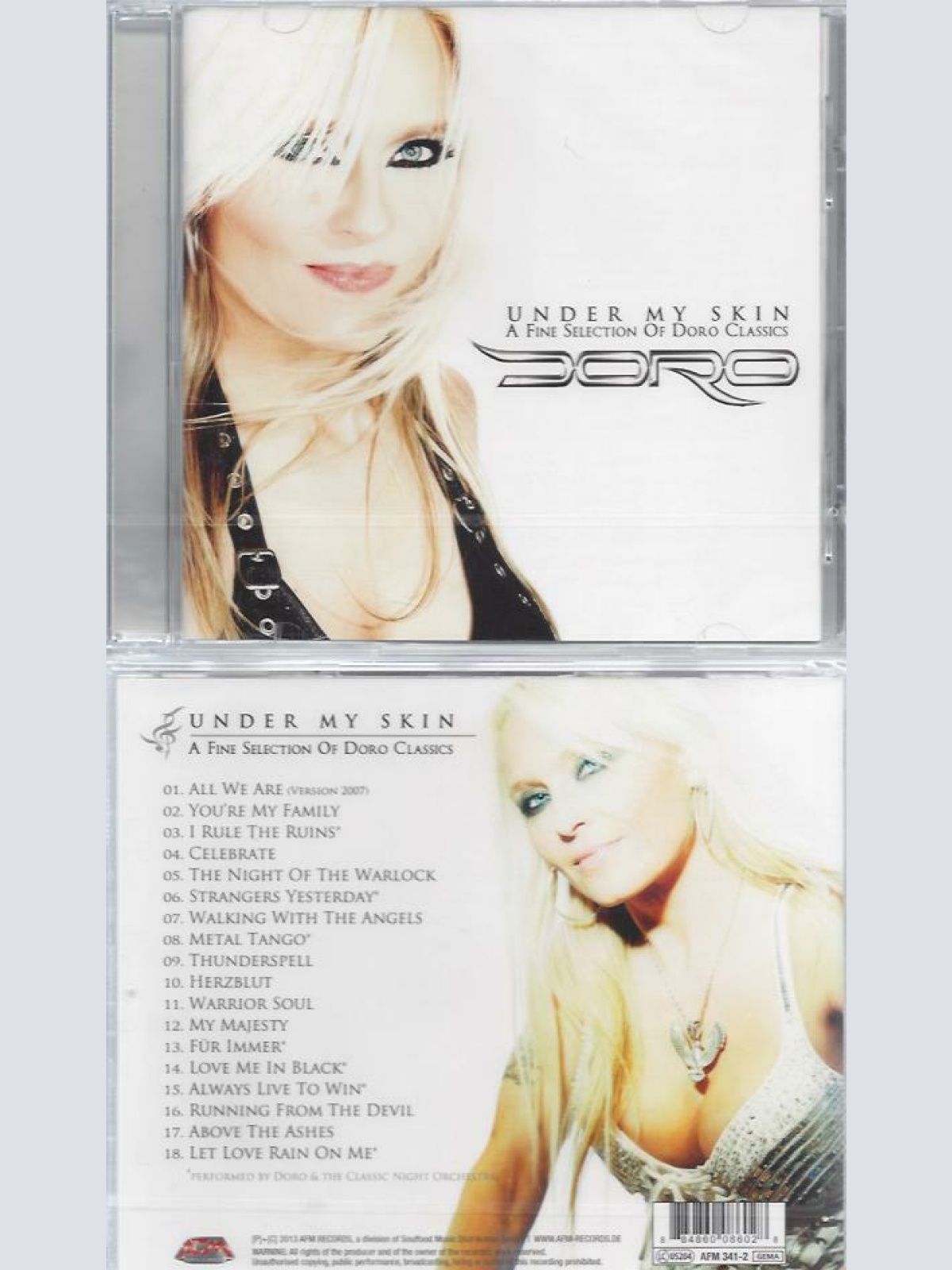 CD--  Doro  Under My Skin - A Fine Selection Of Doro Classics