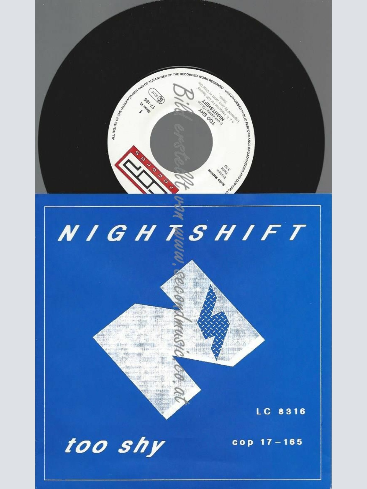 7" NIGHTSHIFT TOO SHY // COP 17-165