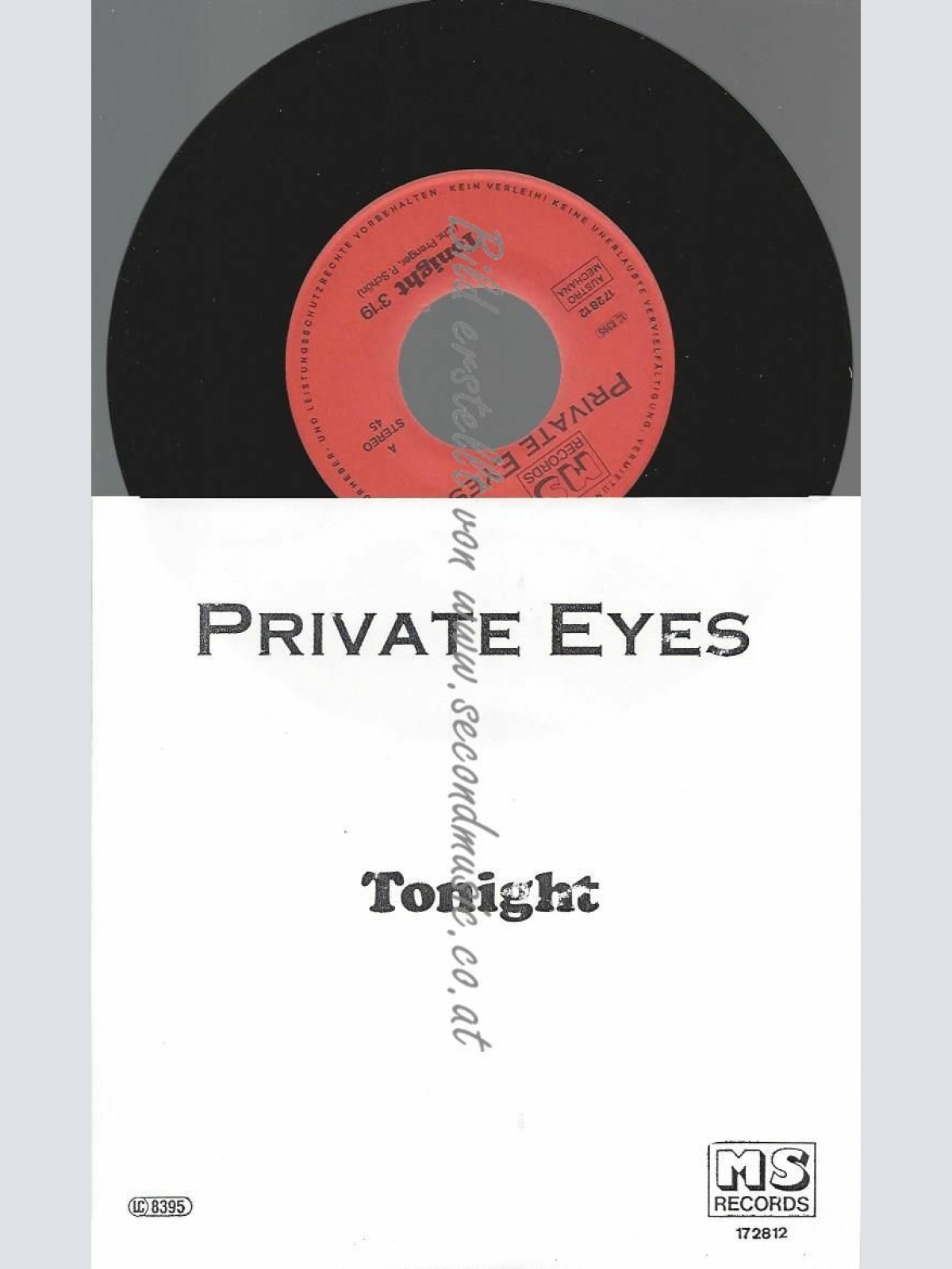 7" PRIVAT EYES TONIGHT // NM