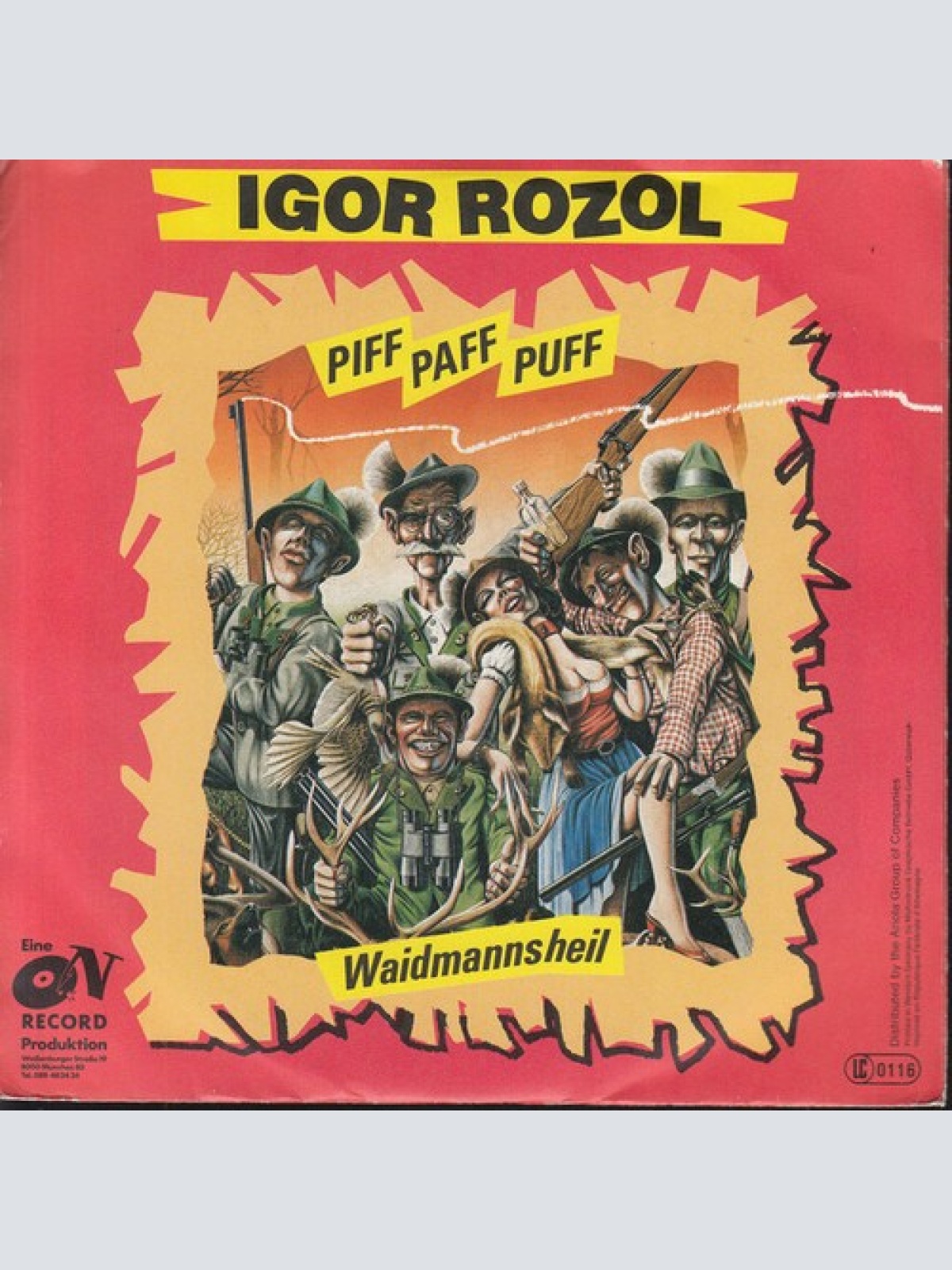 7", Single Igor Rozol - Piff Paff Puff