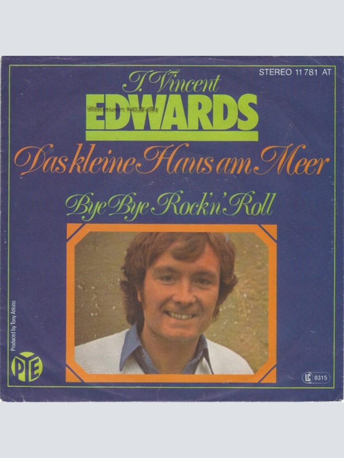 7", Single J. Vincent Edwards - Das Kleine Haus Am Meer