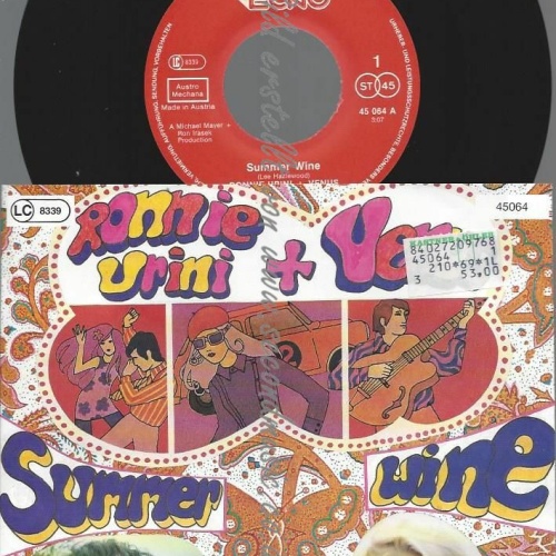 7" RONNIE URINI + VENUS  SUMMER WINE  // NM