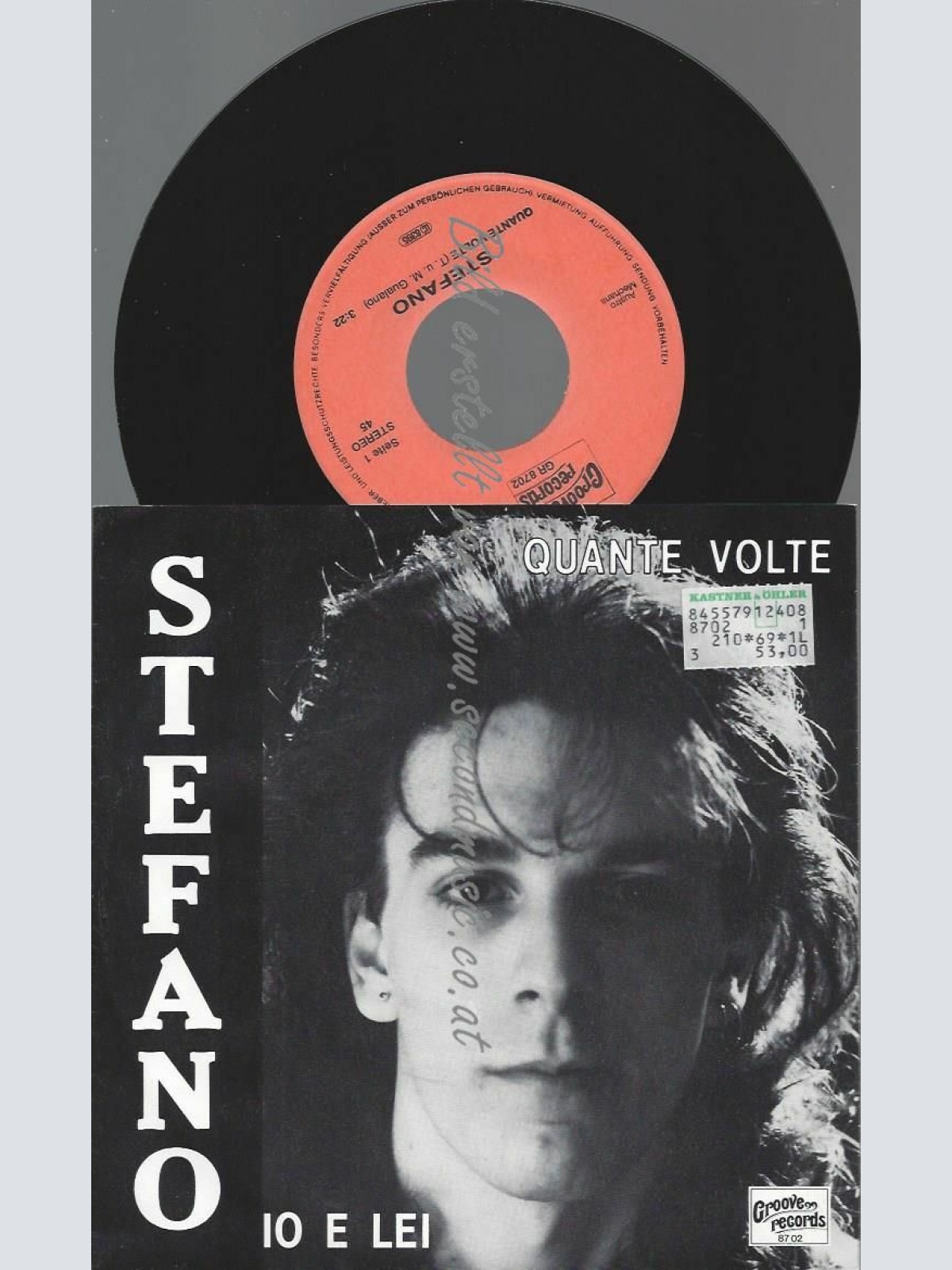 7" Stefano Gualano – Quante Volte -- Io e Lei // NM