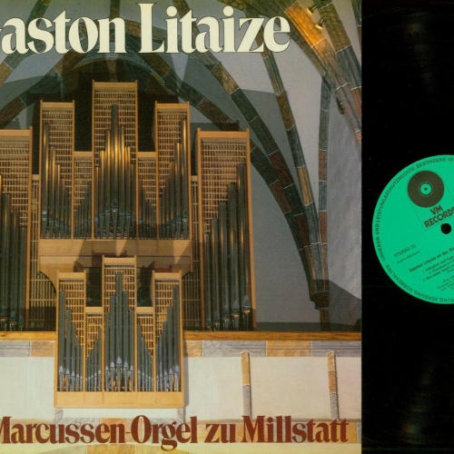 LP--Gaston Litaize --an der Marcussen Orgel   / VM Records   //NM
