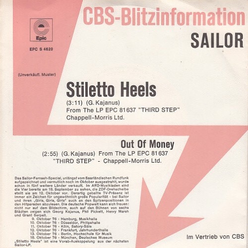 7", Single, Promo Sailor - Stiletto Heels