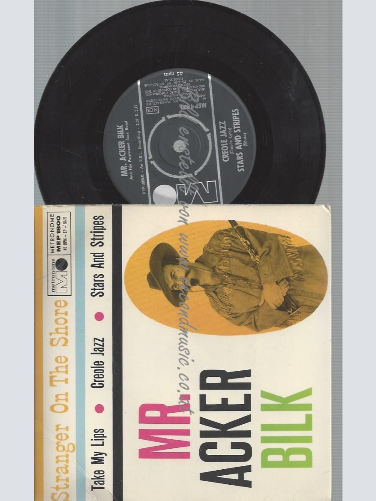 7"  EP // Mr. Acker Bilk  Stranger On The Shore 1961