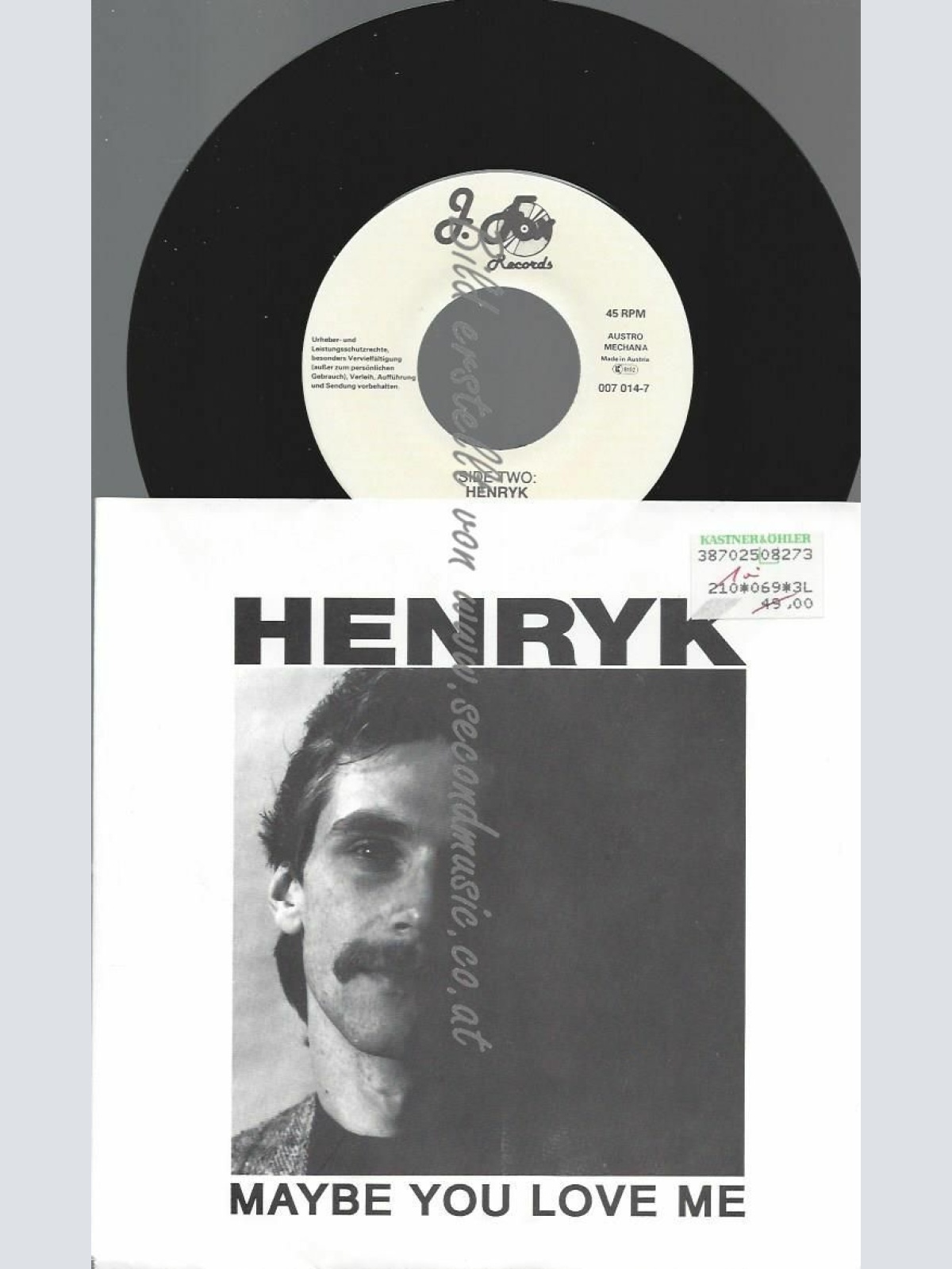 7" HENRYK MAYBE YOU LOVE ME  // NM