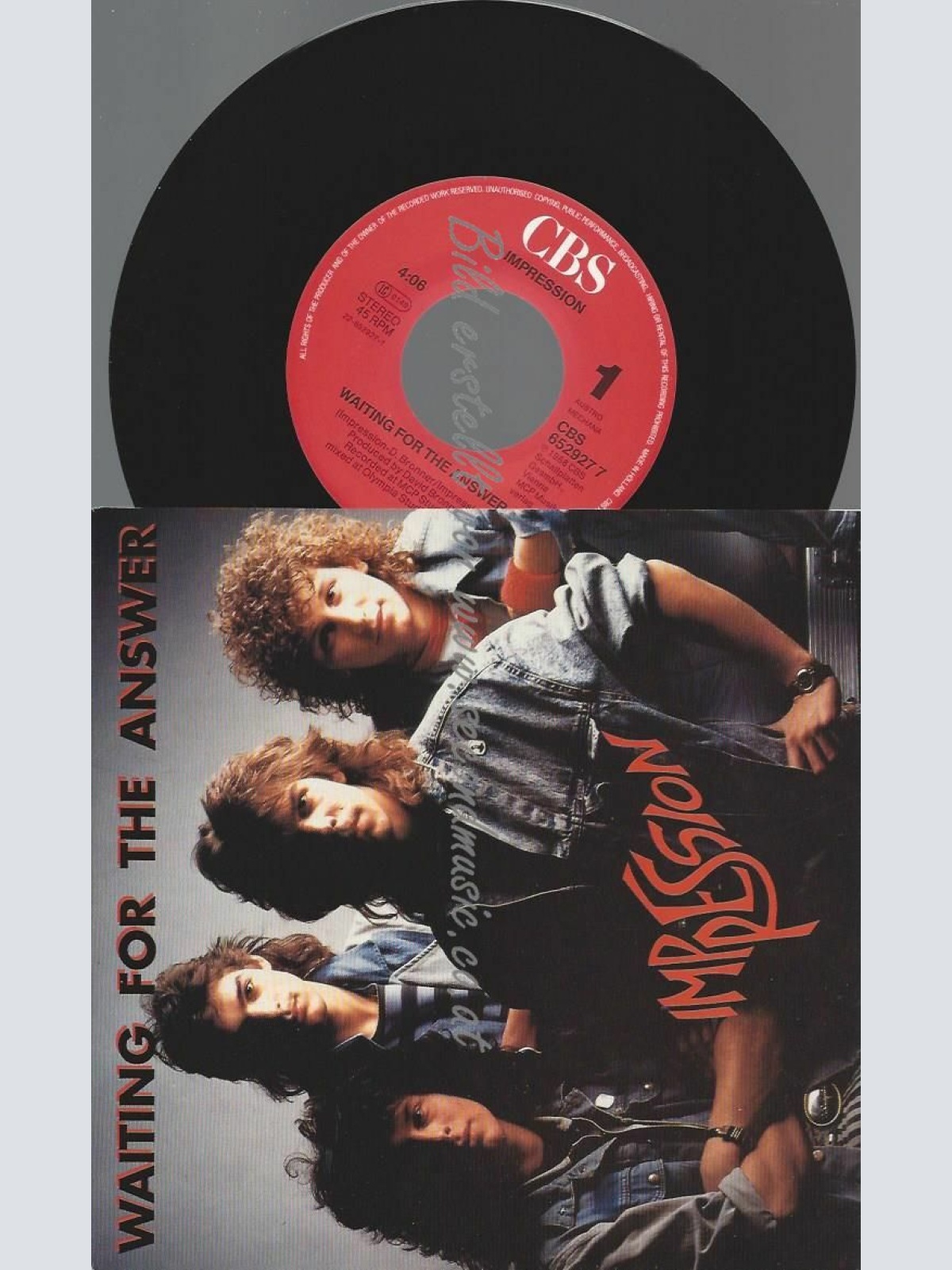 7" IMPRESSION WAITING FOR THE ANSWER  // NM