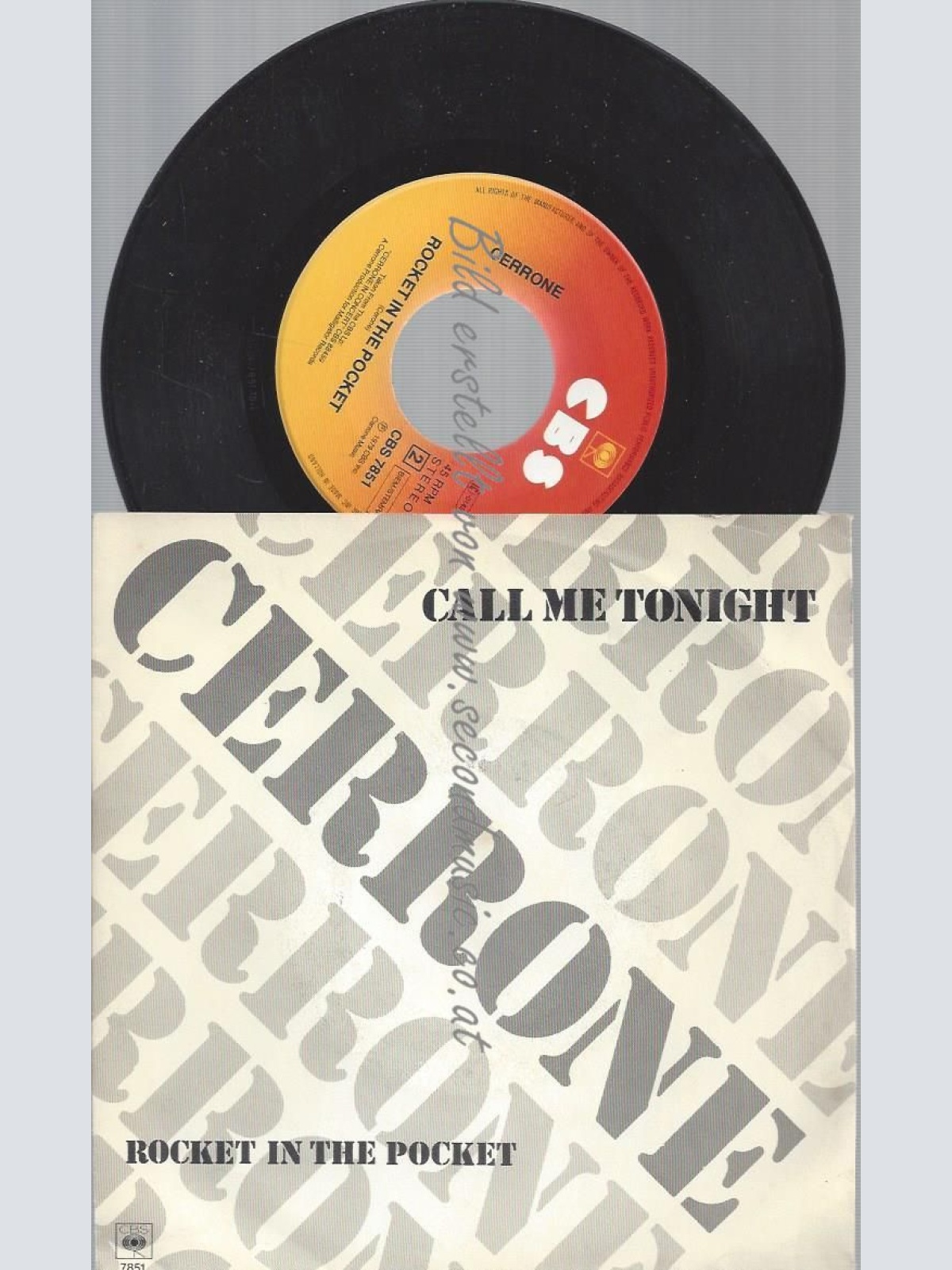 7"  Cerrone – Call Me Tonight