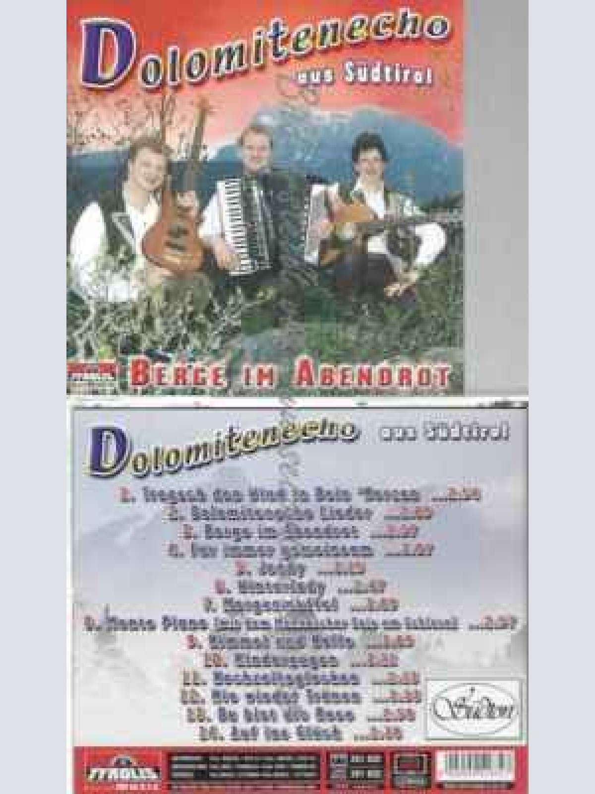 CD--DOLOMITENECHO | --BERGE IM ABENDROT