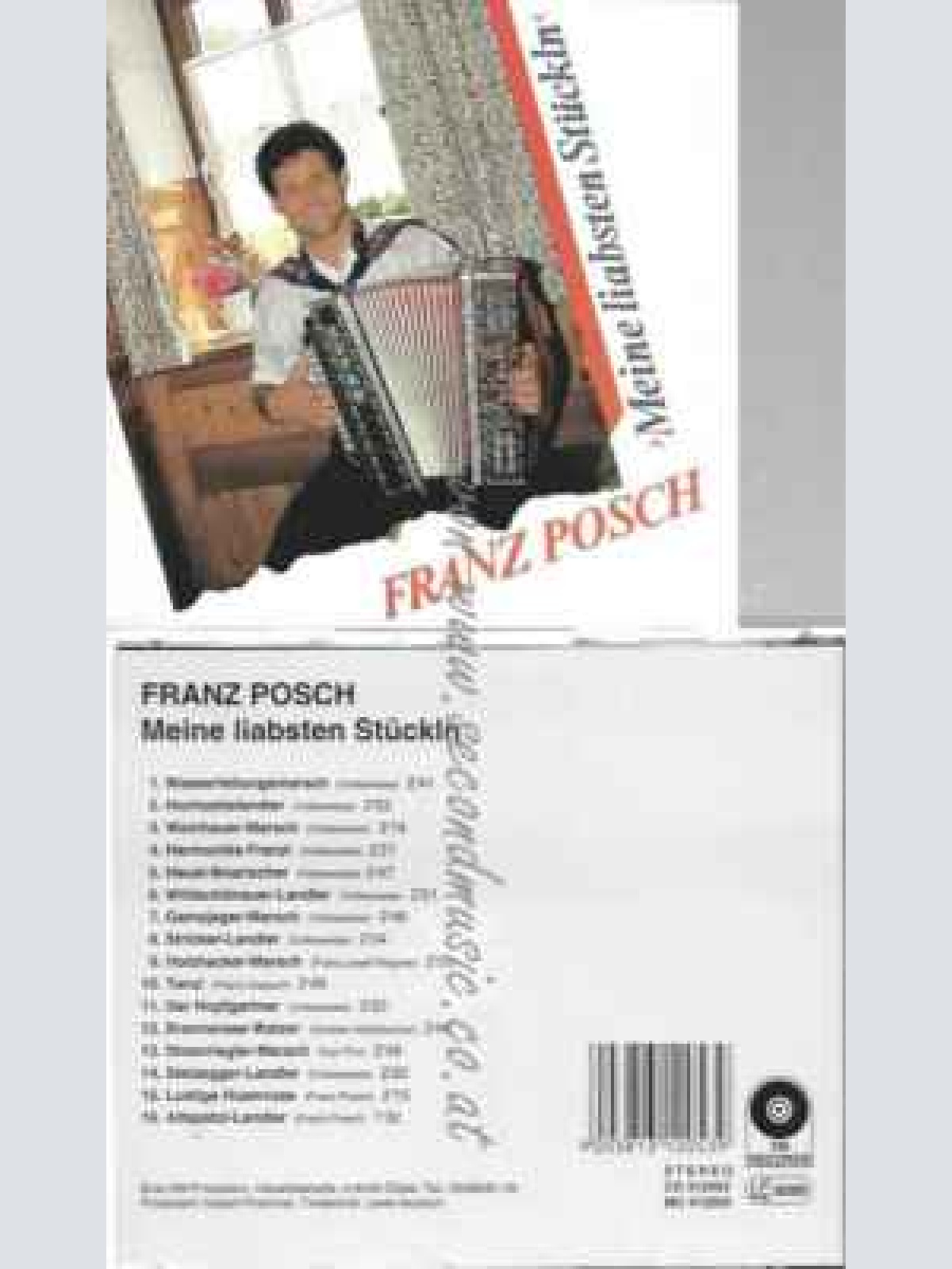 CD--POSCH,FRANZ--MEINE LIEBSTEN STÜCKLN
