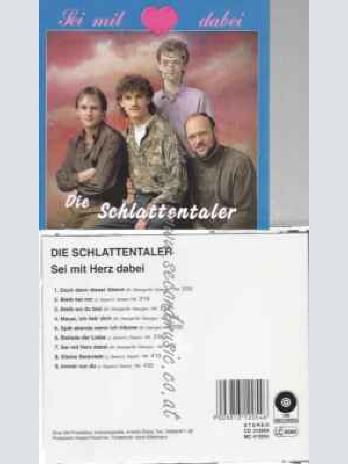 CD-- Die Schlattentaler --sei mit Herz dabei