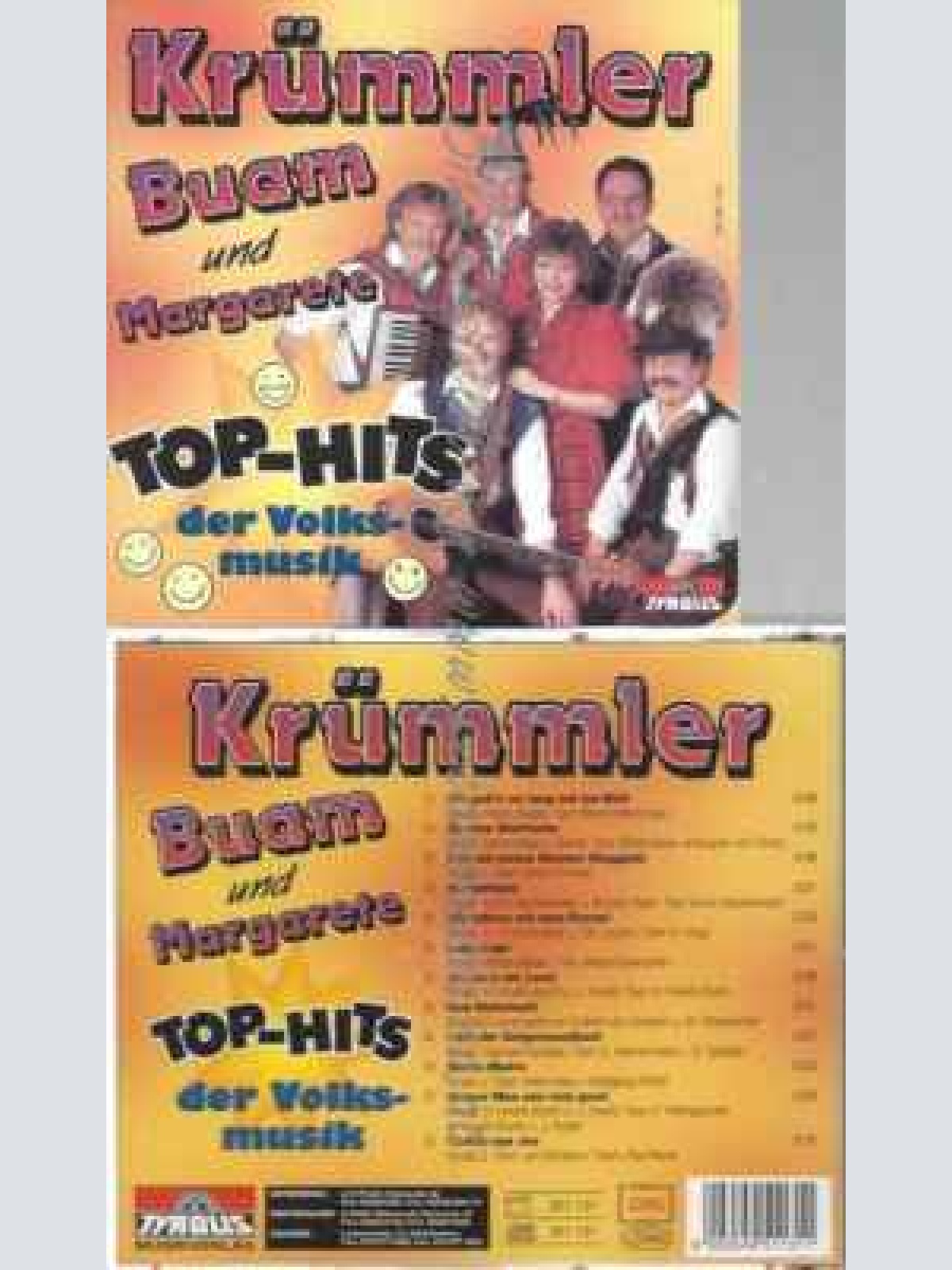 CD--KRÜMMLER BUAM UND MARGARETE | --TOP HITS DER VOLKSMUSIK