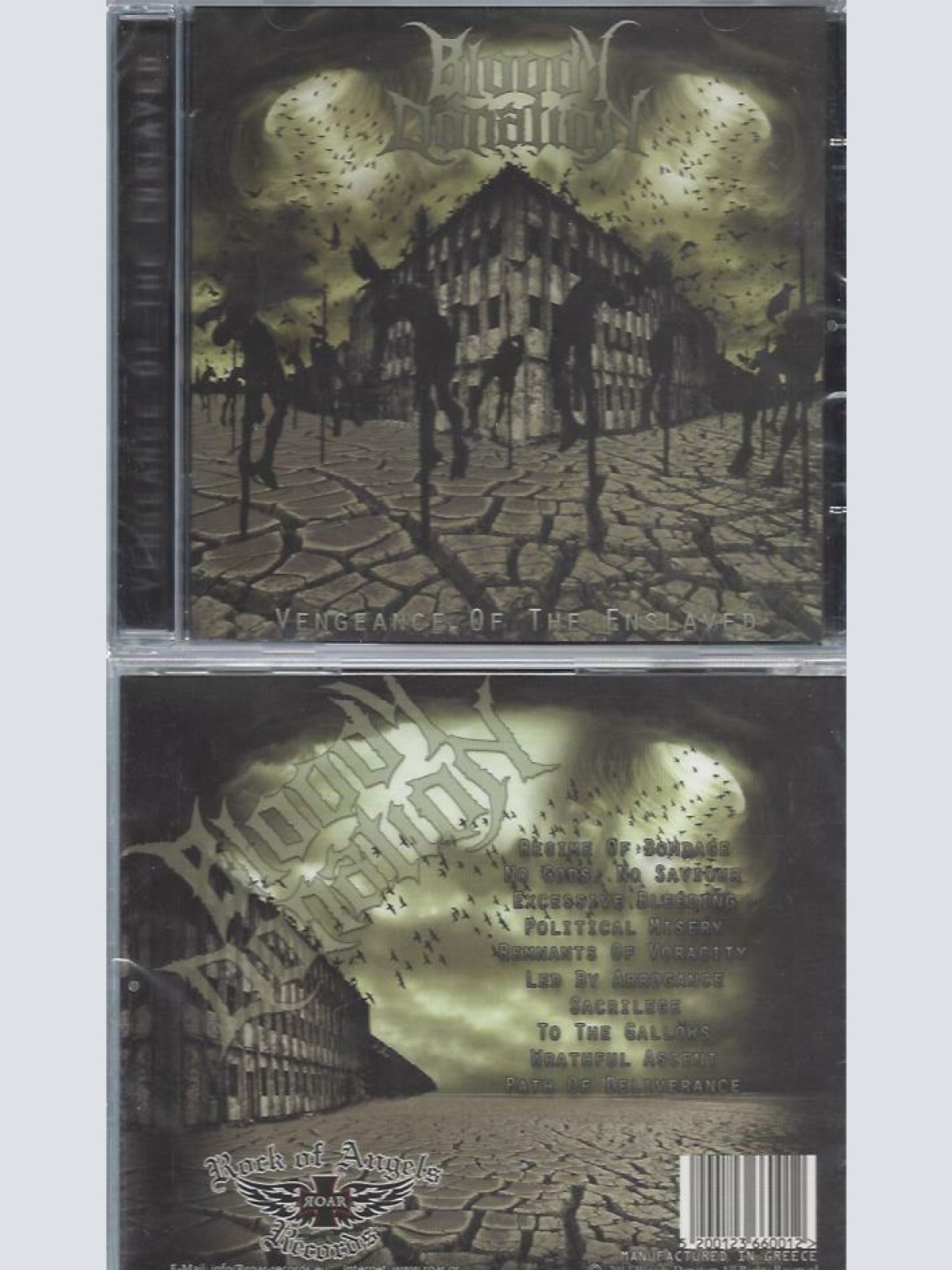 CD--  Bloody Donation – Vengeance Of The Enslaved