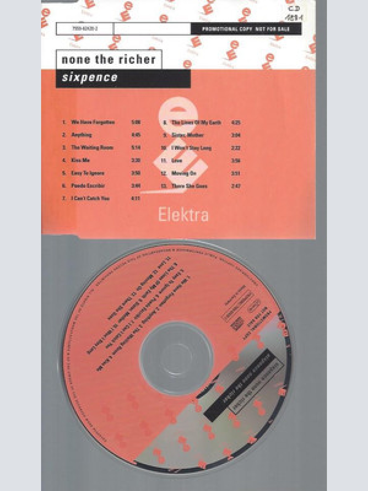 CD--NONE THE RICHER SIXPENCE // PROMO