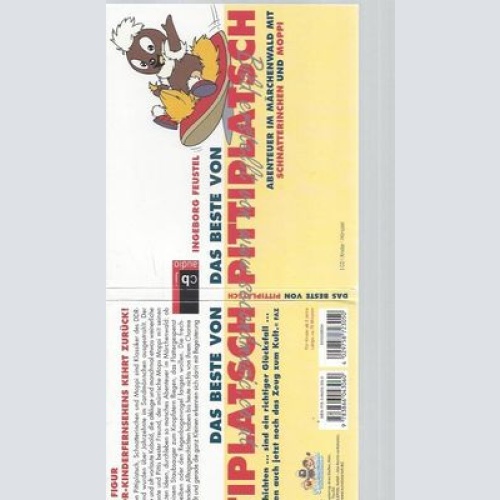 CD--PITTIPLATSCH - ABENTEUER IM MÄRCHENWALD MIT SCHNATTERINCHEN UND MOPPI: