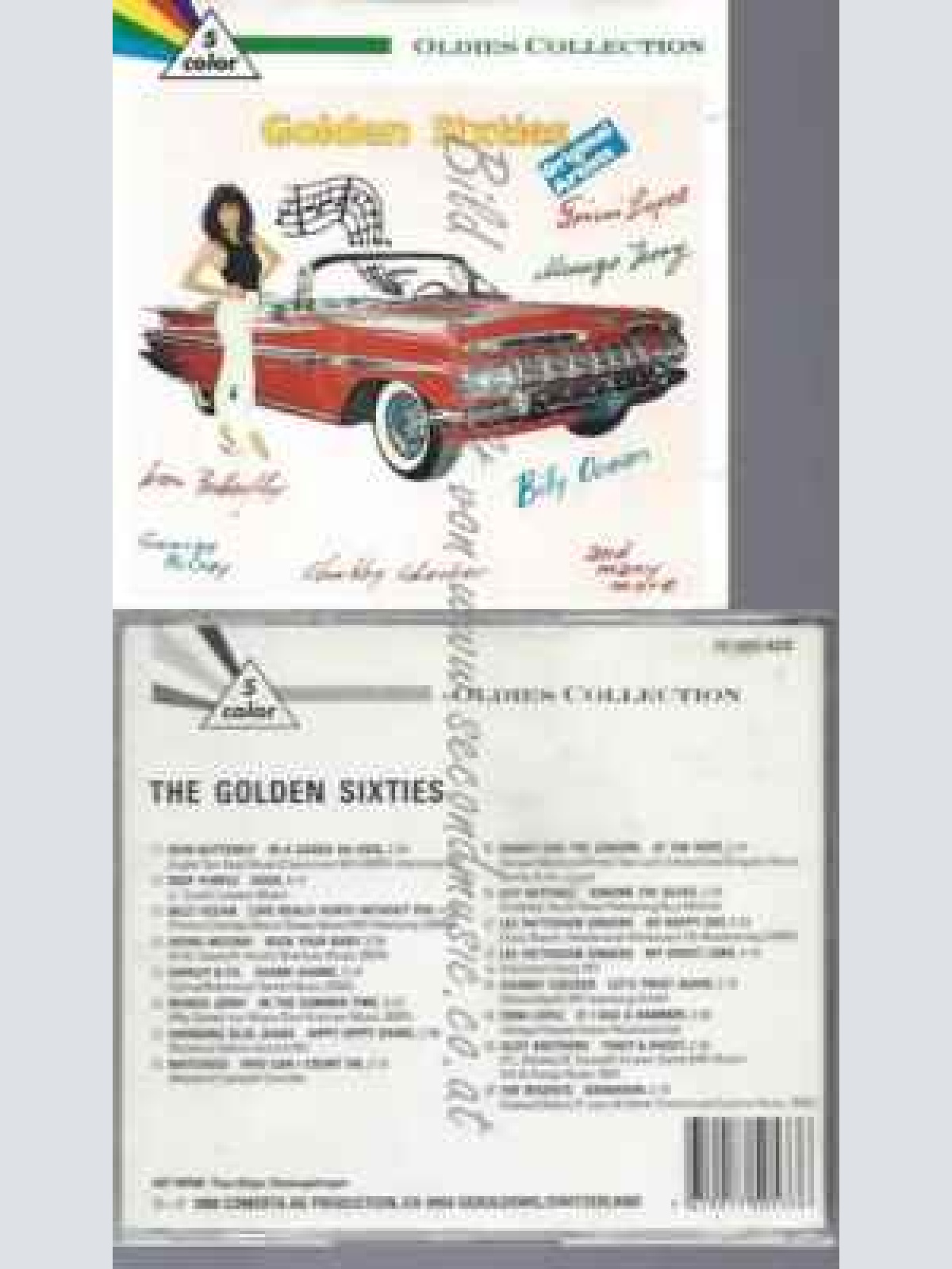 CD--GOLDEN SIXTIES--IRON BUTTERFLY, DEEP PURPLE, BILLY OCEAN, SHIRLE