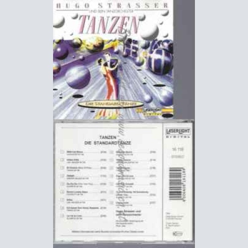 CD--HUGO STRASSER--TANZEN-DIE STANDARDTÄNZE