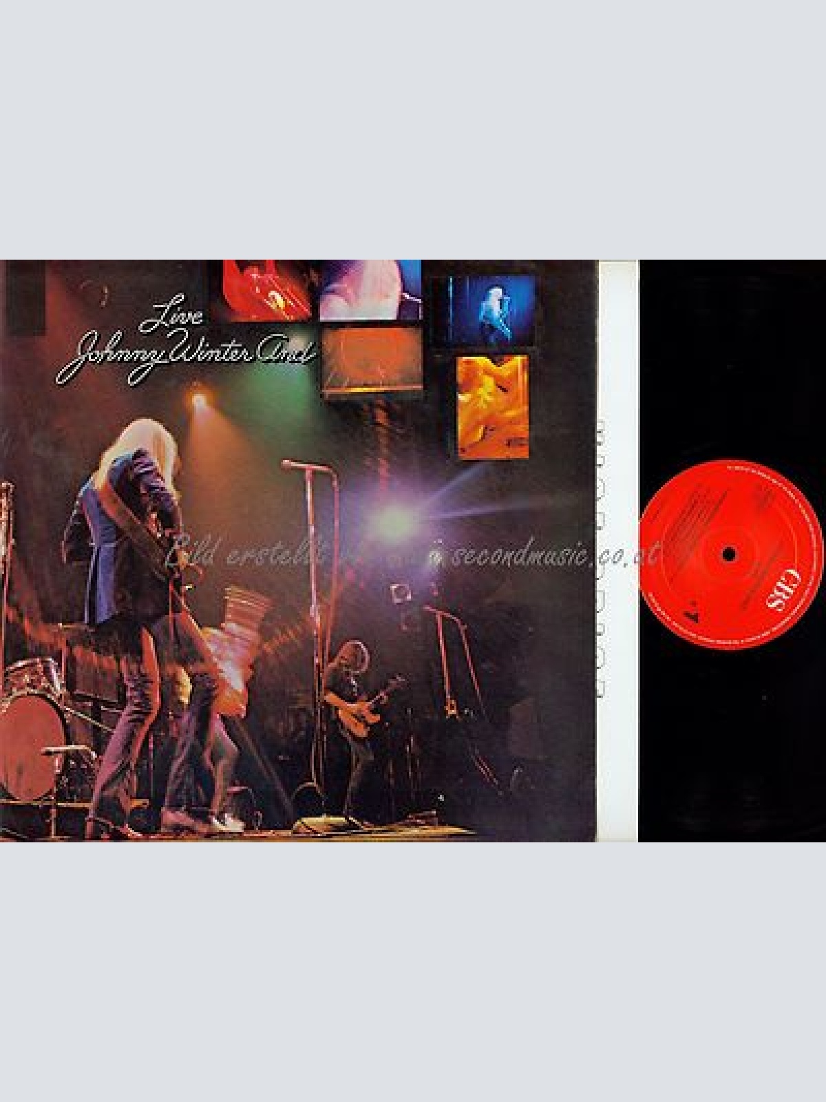 LP/JOHNNY WINTER AND LIVE--FOC--