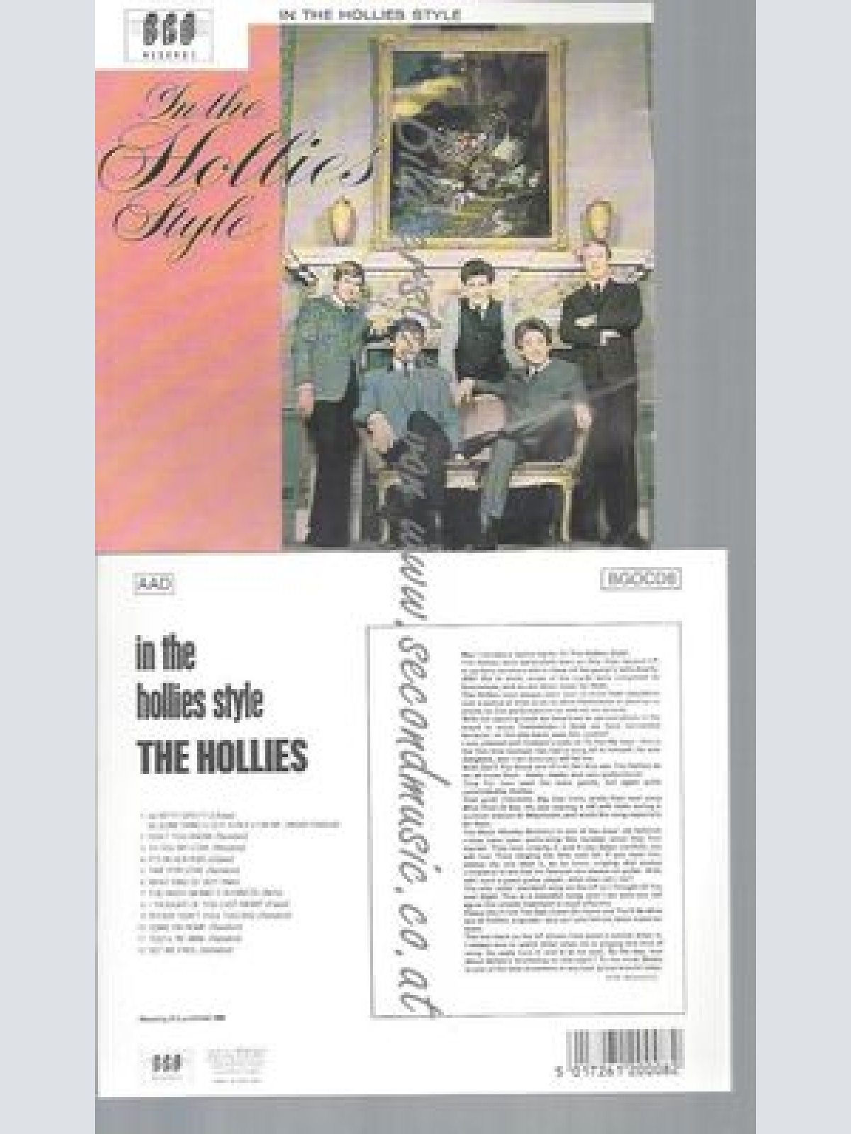CD--THE HOLLIES--IN THE HOLLIES STYLE