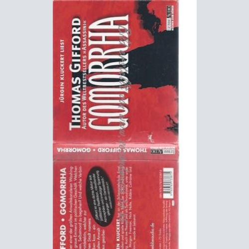 CD--THOMAS GIFFORD UND JÜRGEN KLUCKERT--GOMORRHA: LESUNG. APRIL  | AUDIOBOOK